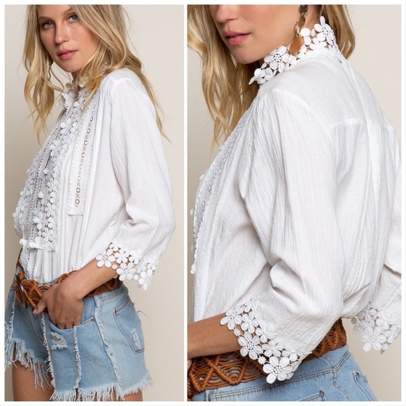 5th RE-STOCK* AUTHENTIC Infamous POL Lace Top - Picture 12 of 16